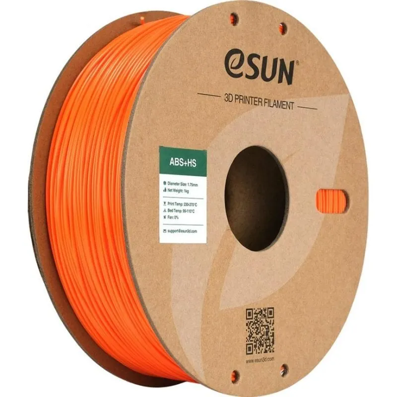 Filamento ABS eSUN ABS+HS175O1P1 Arancione 1,75 mm Alta Velocità Bassa Contrazione - immagine 1