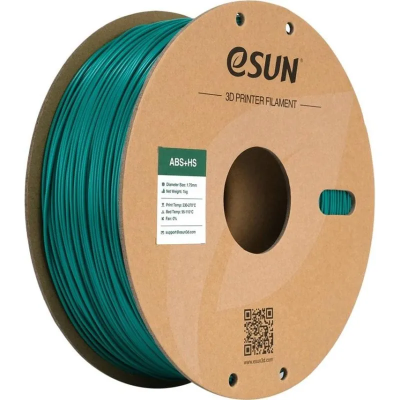 Filamento ABS eSUN ABS+HS175G1P1 Verde 1,75 mm Alta Velocità Bassa Contrazione - immagine 1