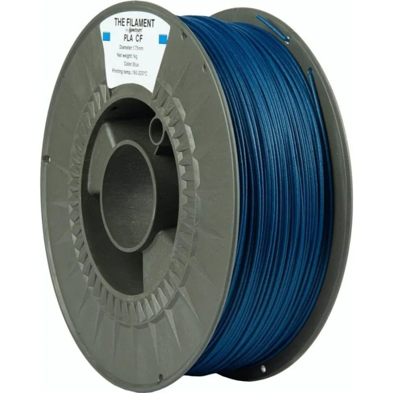 Filamento PLA CF The Filament TF-24095 Blu 1,75 mm Fibra Carbonio Matt - immagine 1