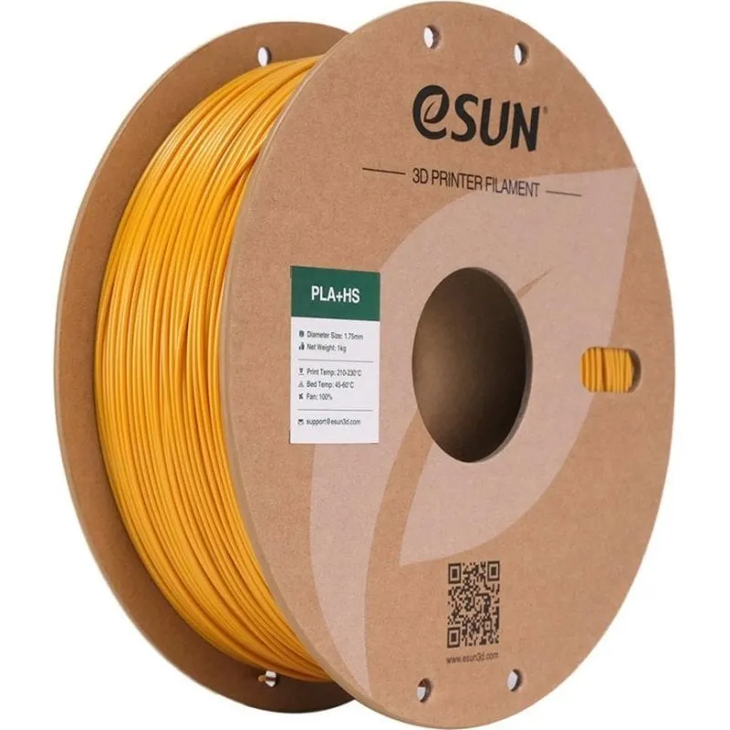 Filamento PLA eSUN PLA+HS175J1P1 Oro 1,75 mm Alta Velocità Raffreddamento Rapido - immagine 1