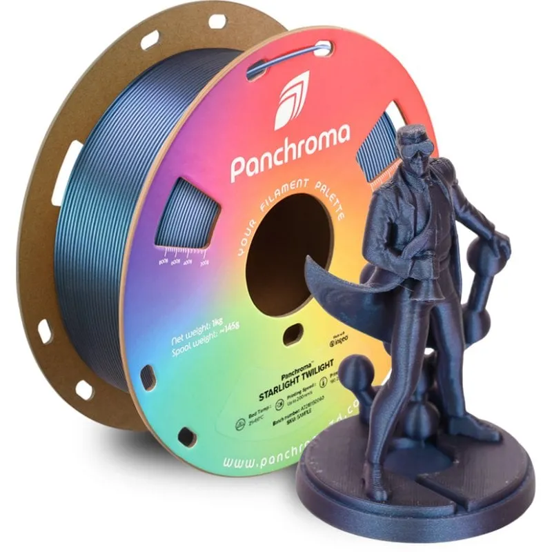 Filamento PLA Polymaker Panchroma Starlight Special 1,75 mm Effetto Brillante Cambio Colore - immagine 1