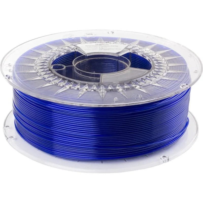 Filamento PETG Spectrum 80052 Trasparente Blu 1,75 mm Alta Resistenza Stampa Precisa - immagine 1