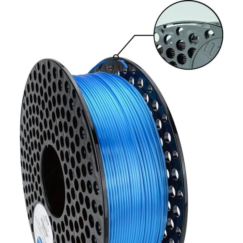 Filamento PLA AzureFilm FL171-5020 Blu 1,75 mm Finitura Setosa Nessuna Contrazione - immagine 1