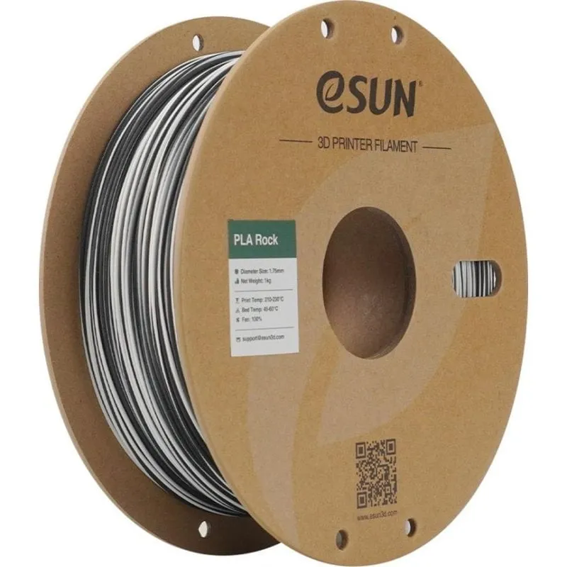 Filamento PLA eSUN PLA-Rock Multicolor 1,75 mm Superficie Effetto Pietra - immagine 1