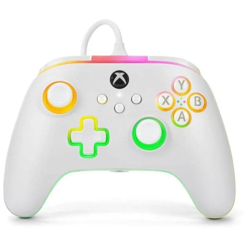 Gamepad PowerA XBGP0178-01 Wired LED Bianco Programmabile Xbox PC 3 m - immagine 1