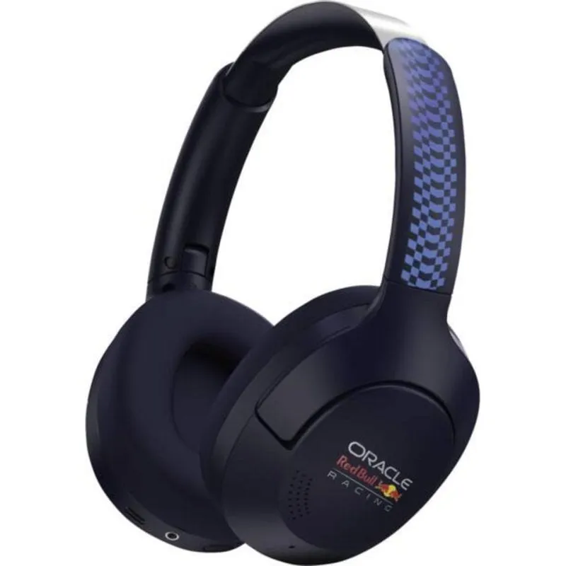 Auricolari Red Bull Racing RDBHDPANC wireless Bluetooth con Cancellazione Rumore, Microfono, pieghevoli, blu e neri - immagine 1