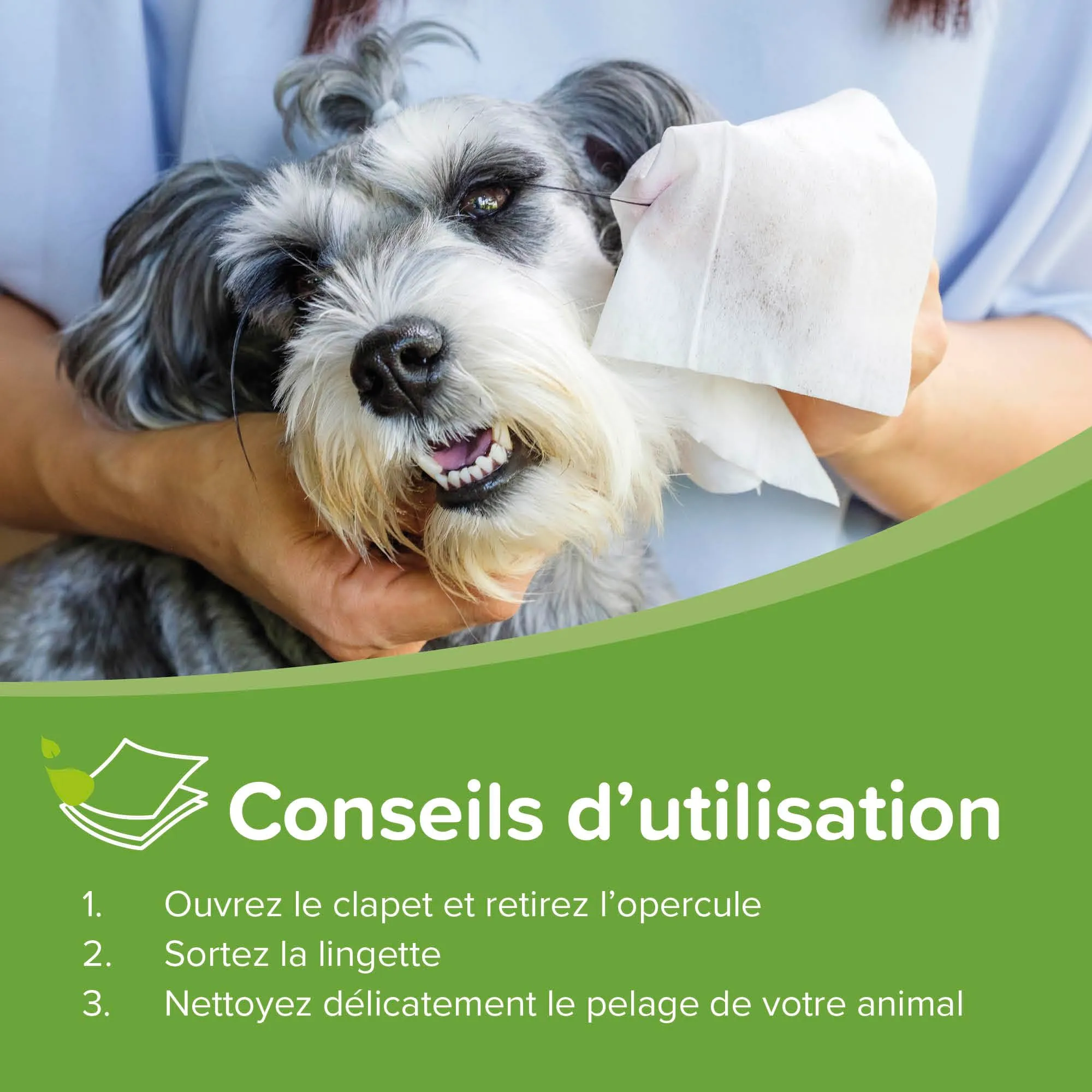 Beaphar Salviette per la Pulizia di Zampe e Gatti, per Cani, Pellicce, Occhi e Orecchie, 100 salviette - immagine 4