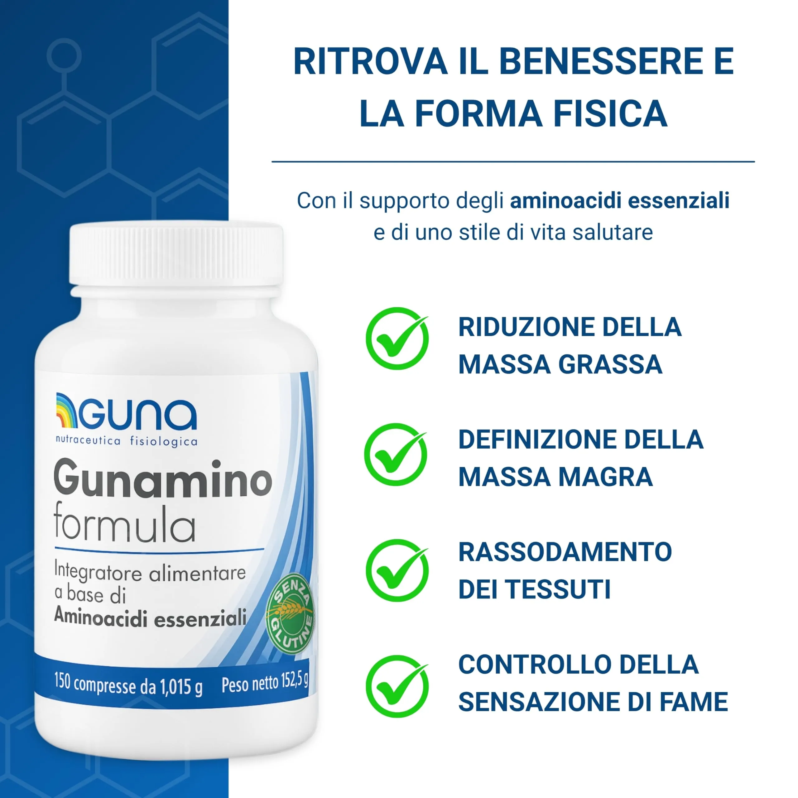 GUNA Gunamino Formula 150 Compresse - immagine 3