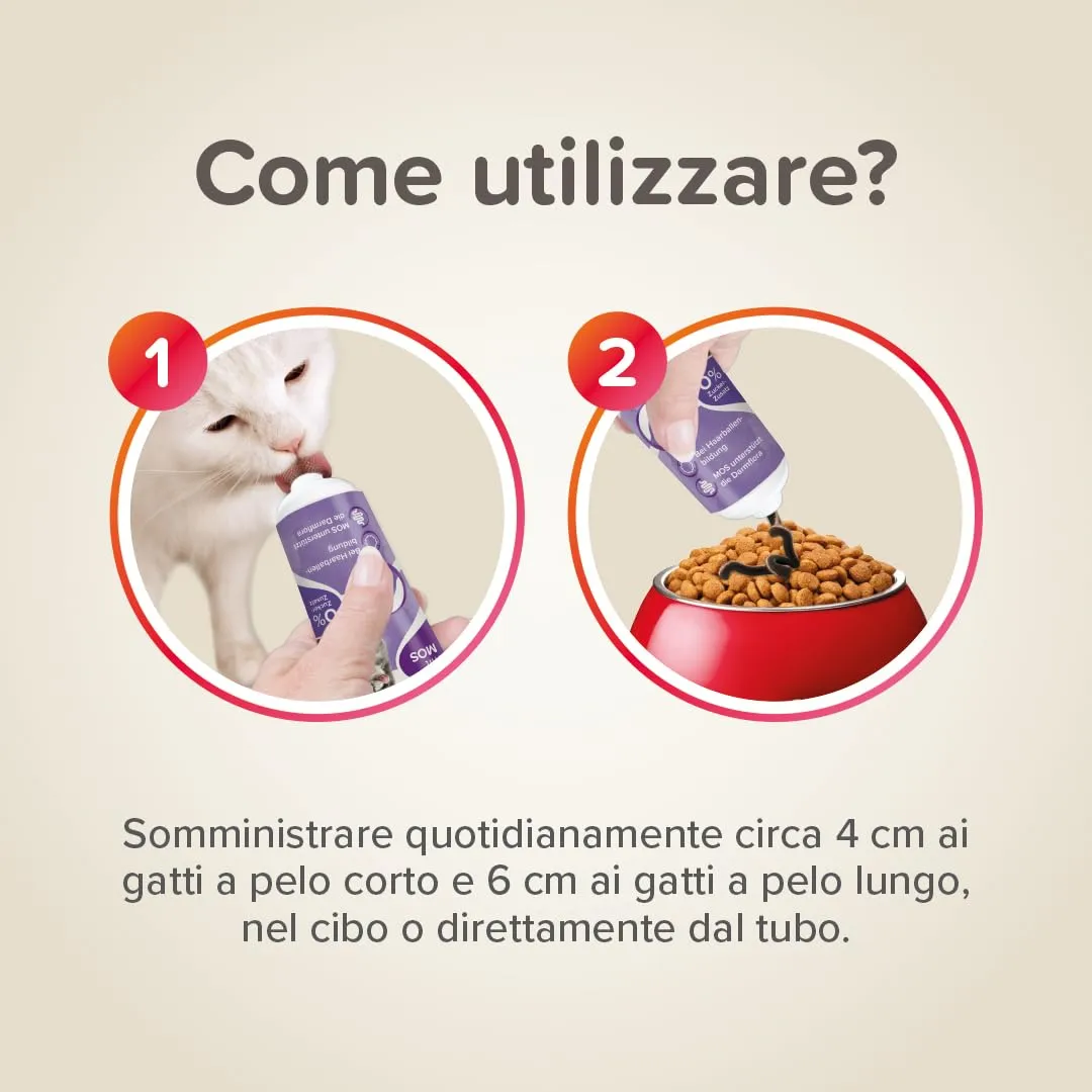 Beaphar, Pasta al Malto per Gatti, Snack Quotidiano Gustoso, Facilita l'Espulsione dei Boli di Pelo e Migliora la Flora Intestinale, Tubetto 100 g - immagine 4