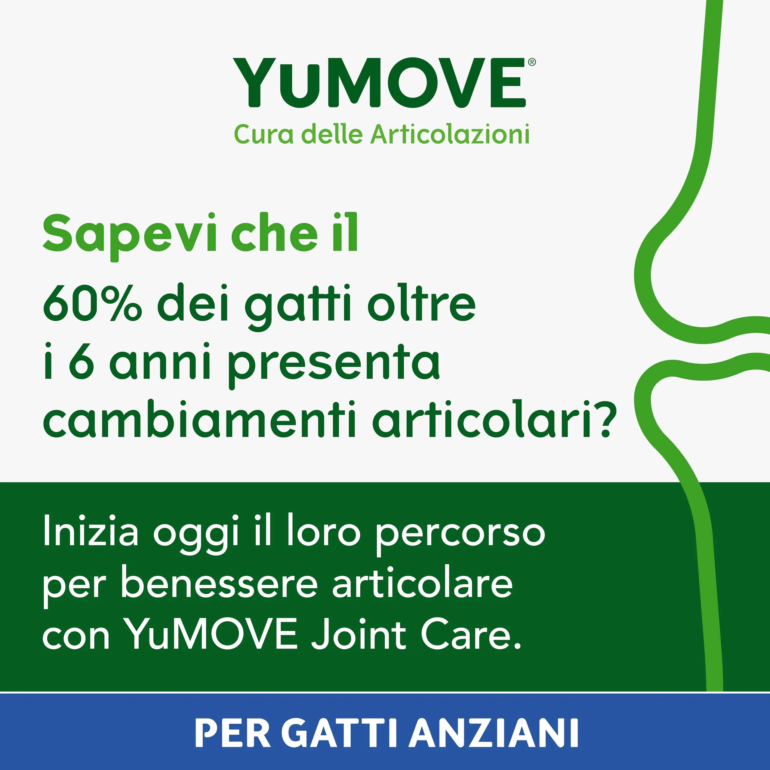 Yumove Integratore Articolazioni Gatti Senior 8+ – 60 Capsule ActivEase - immagine 3