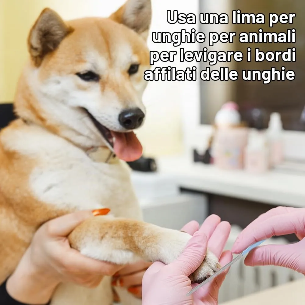 flintronic Tagliaunghie per Gatti e Cani, Antispruzzo Tagliaunghie Animali Domestici, con Illuminazione LED, Protezione di Sicurezza, Lima per Unghie, per Cani e Gatti di Media Piccola Taglia (Blu) - immagine 7