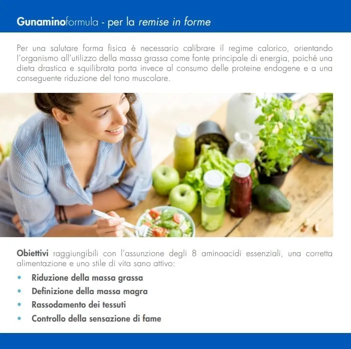 GUNA Gunamino formula 300 Compresse - (2 Confezioni da 150) Aminoacidi Essenziali - Formato Convenienza - immagine 3