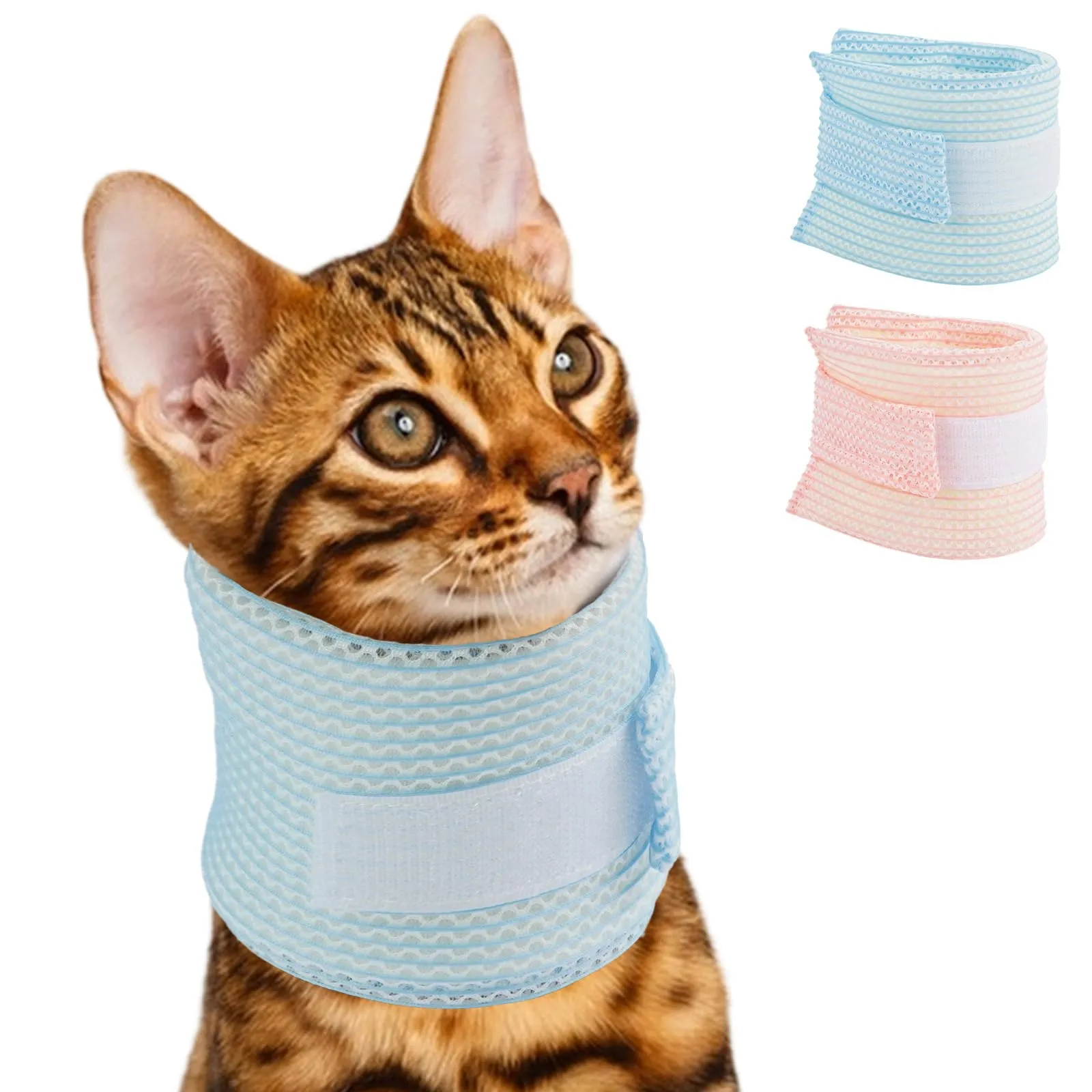 Set di 2 collari antigraffio per gatti - immagine 1
