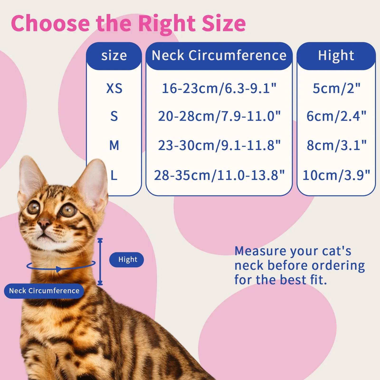 Set di 2 collari antigraffio per gatti - immagine 6