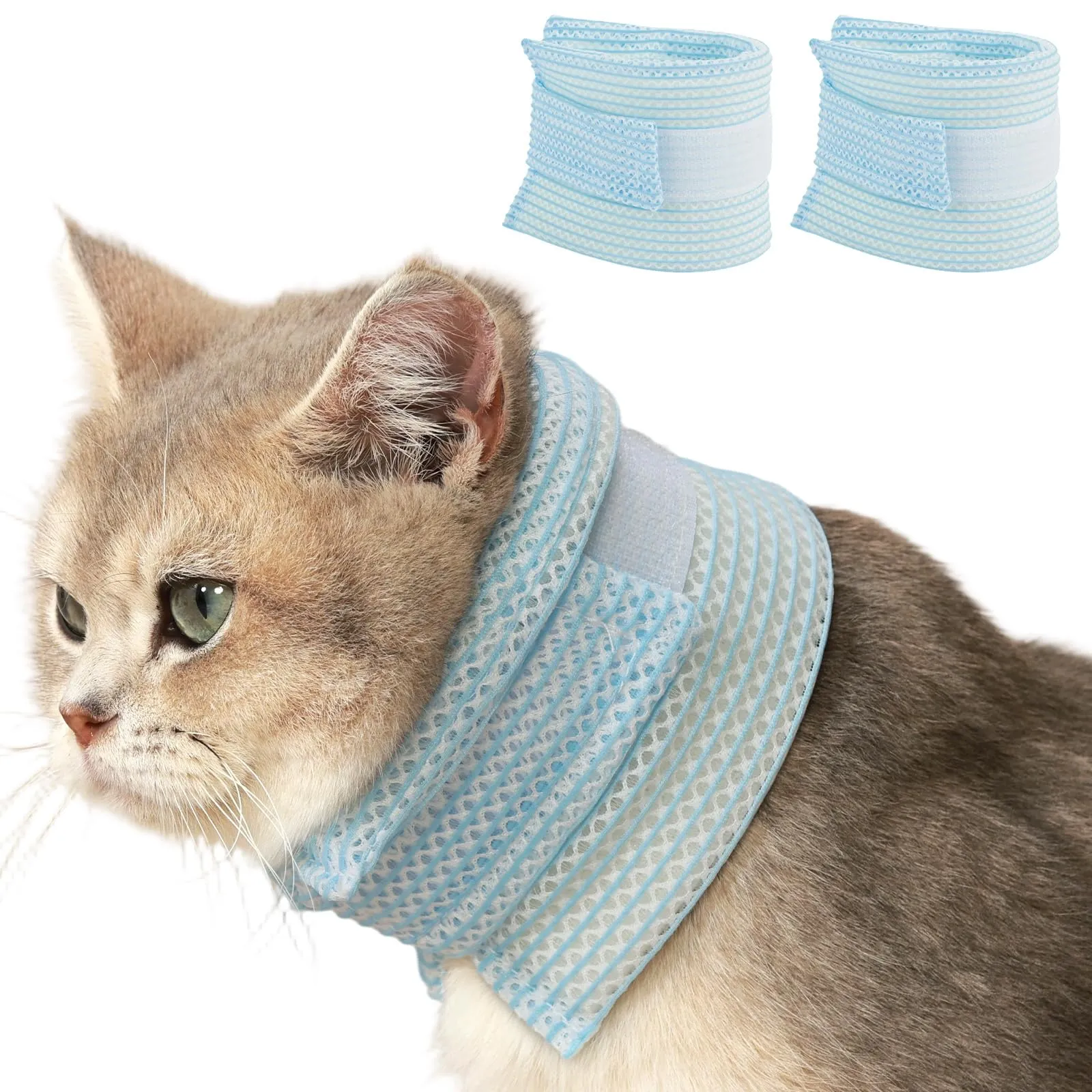 Set di 2 collari antigraffio per gatti - immagine 1