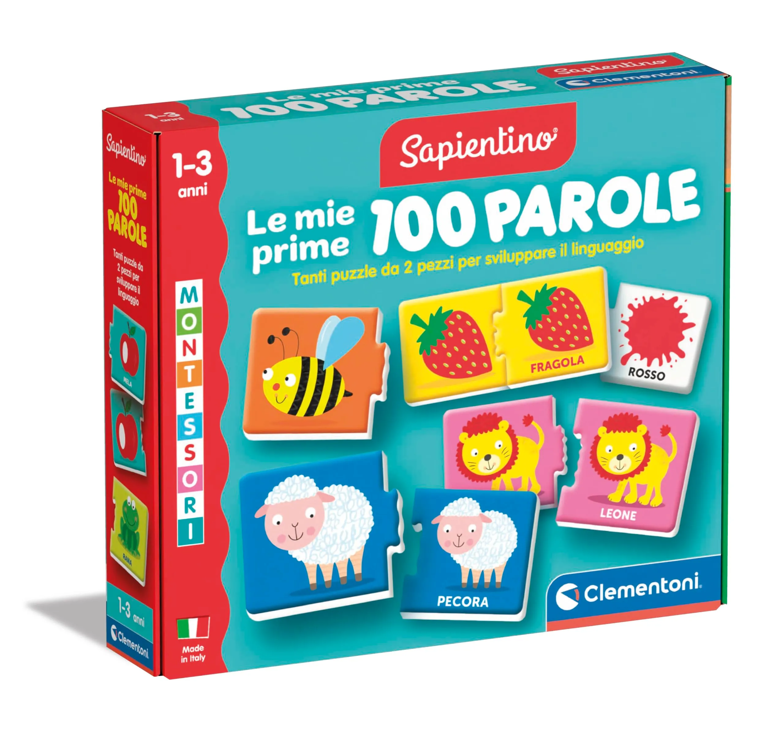 Clementoni Sapientino Montessori La Grande Casa e Le Mie Prime 100 Parole - immagine 2
