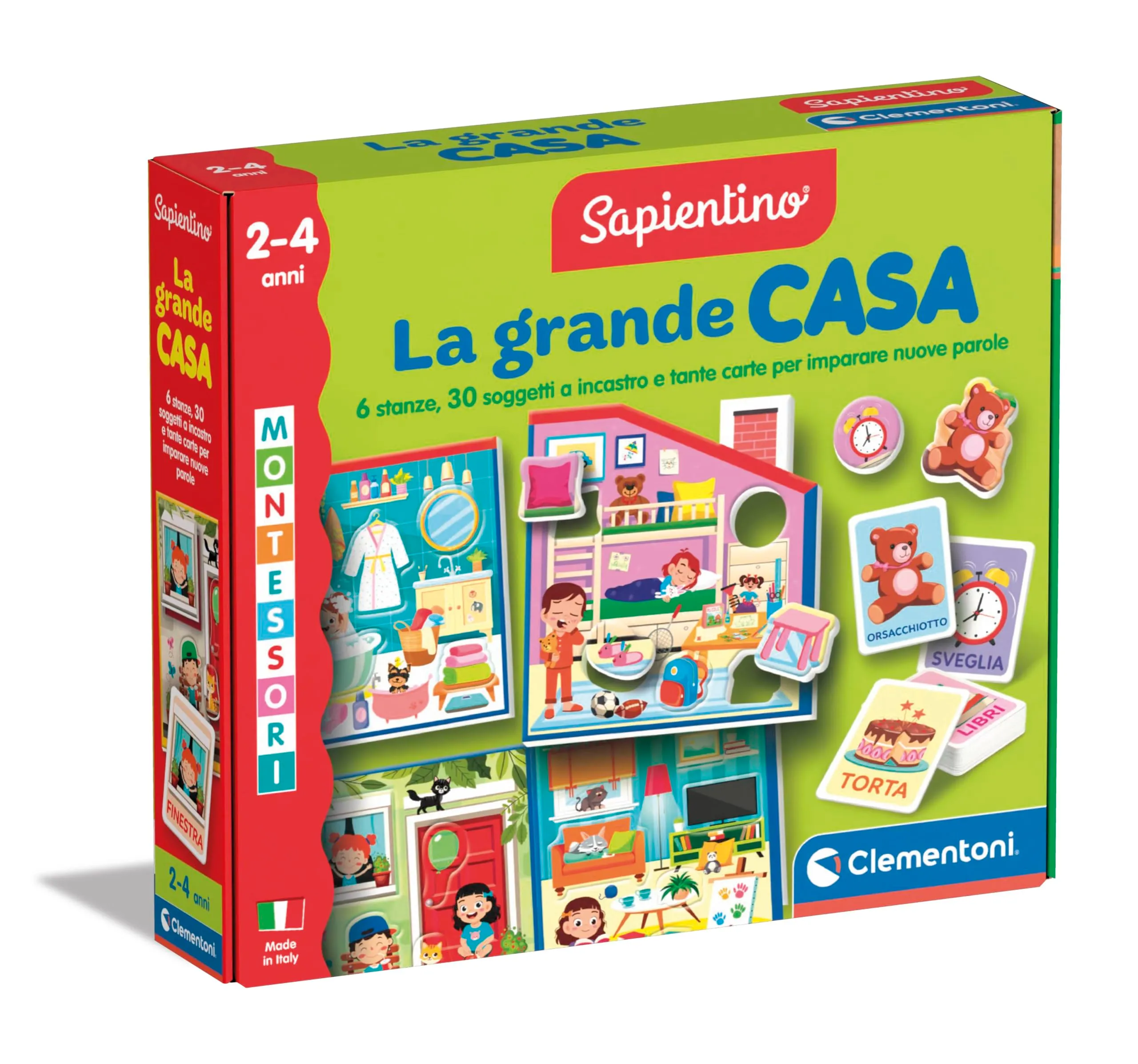 Clementoni Sapientino Montessori La Grande Casa e Le Mie Prime 100 Parole - immagine 7