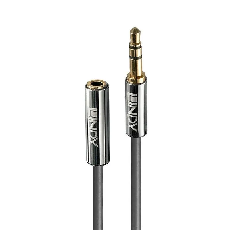 Cavo Audio 3.5mm Lindy 0.5m Antracite - immagine 1