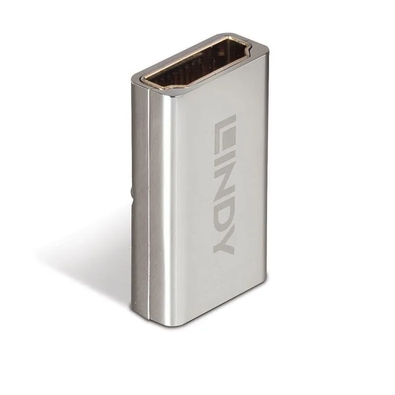 Adattatore HDMI 2.1 Femmina a Femmina Lindy Argento - immagine 1