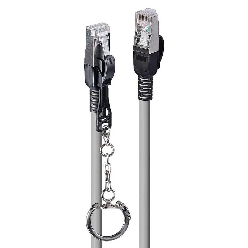 Cavo di rete Lindy Cat6a S/FTP 20 m Grigio - immagine 1