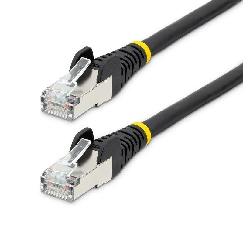 Cavo di Rete Ethernet CAT6a StarTech.com 1,5 m Nero LSZH 10GbE PoE++ S/FTP - immagine 1