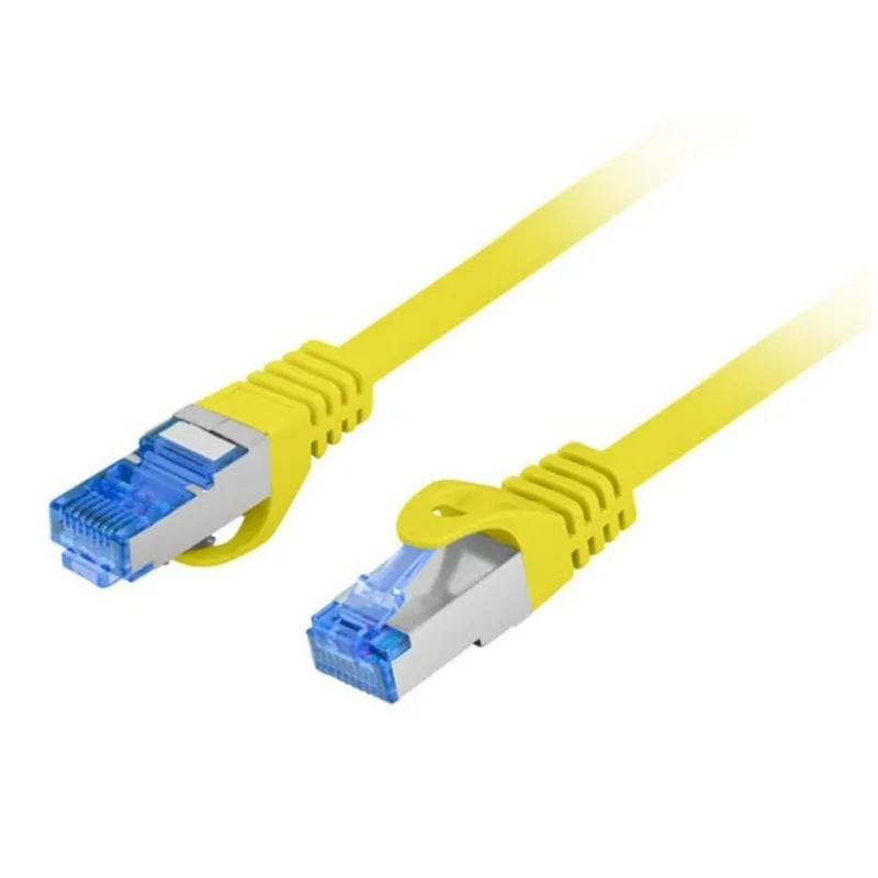 Cavo di rete Lanberg PCF6A-10CC Cat6a S/FTP 0,25 m Giallo - immagine 1