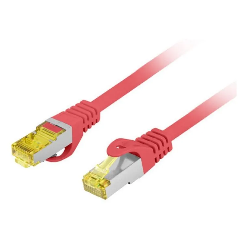 Cavo di rete Lanberg PCF6A-10CU Cat6a S/FTP 0,25 m Rosso - immagine 1