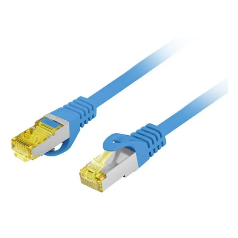 Cavo di rete Lanberg PCF6A-10CU Cat6a S/FTP 0,5 m blu - immagine 1