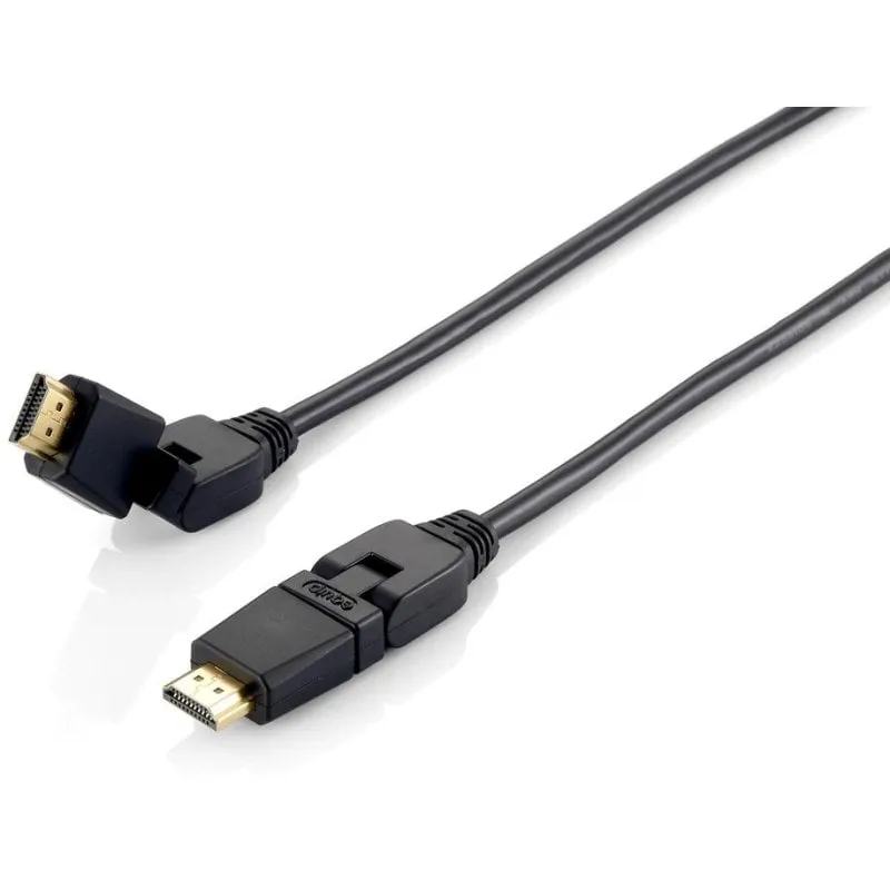 Cavo HDMI 2.0 Rotante EQUIP 5 m 4K/30 Hz Connettori Dorati - immagine 1