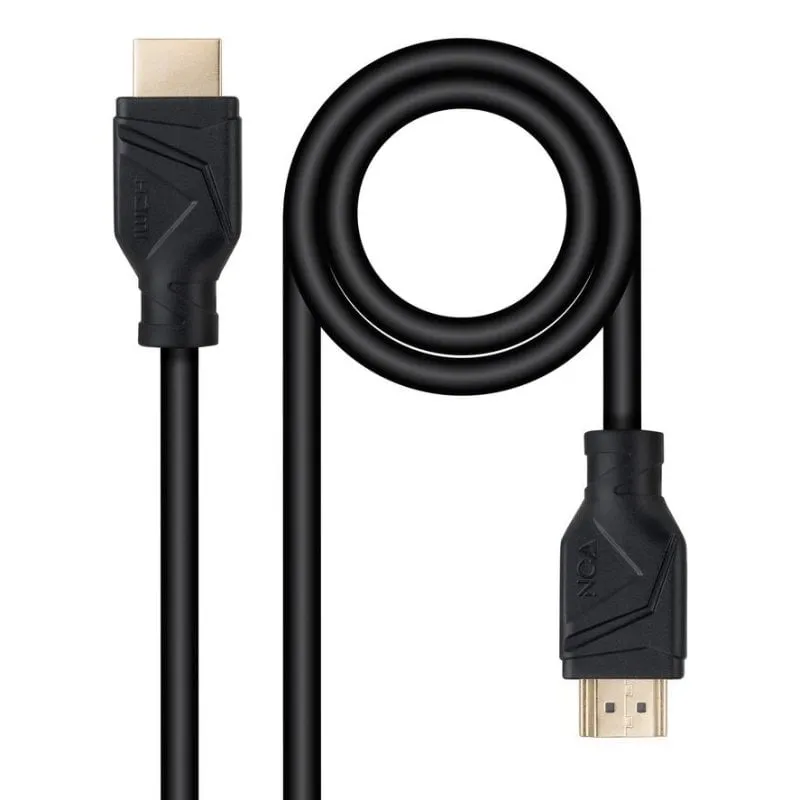 Cavo HDMI 2.1 Nanocable Nero 1 m 8K@60Hz 48Gbps CCS - immagine 1
