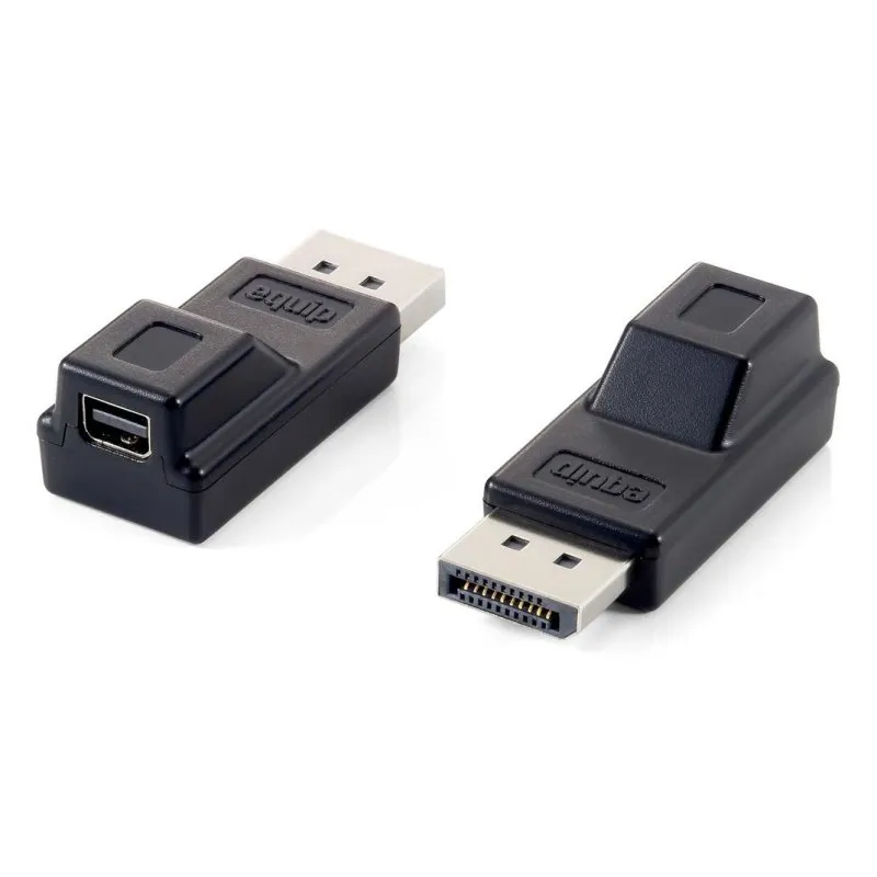 Adattatore DisplayPort a Mini DisplayPort EQUIP Maschio-Femmina Nero - immagine 1