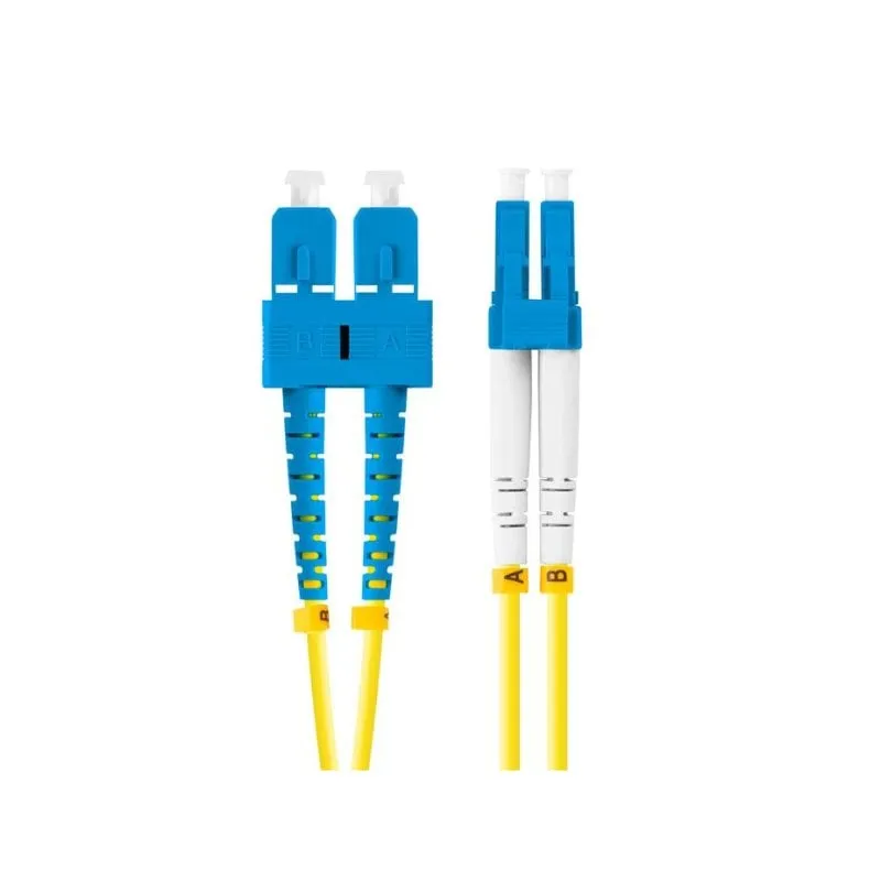 Cavo fibra ottica Lanberg SC-LC 2 m G.657.A1 giallo - immagine 1