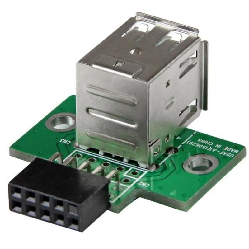 Adattatore Header USB 2 Porte StarTech.com per Scheda Madre - immagine 1