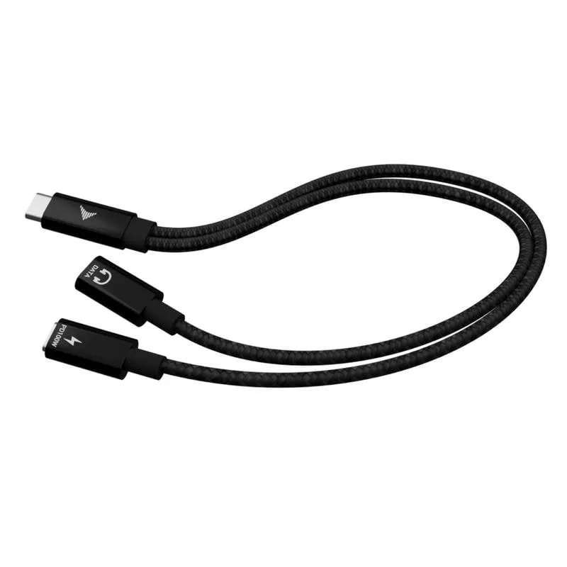 Divisore USB-C I-Tec Audio/Dati + Power Delivery 100W 0,3 m - immagine 1