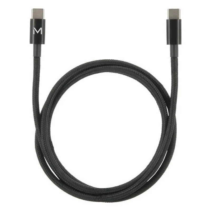 Cavo USB C a USB C Mobilis 1 m USB 2.0 Nero - immagine 1