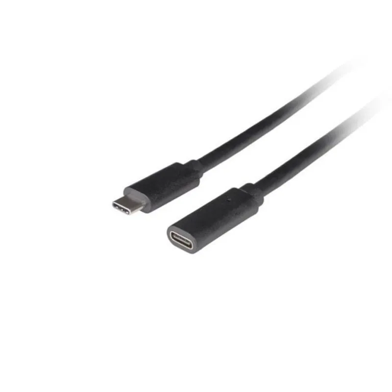 Cavo USB-C a USB-C Lanberg 0,5 m Nero USB 3.2 Gen 1 5 Gbit/s - immagine 1