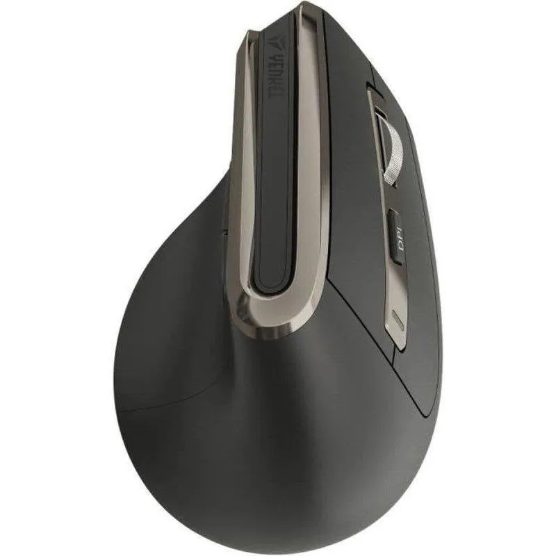 Mouse Yenkee YMS 5040 Verticale Ergonomico Wireless Dual 3200 DPI Nero - immagine 1