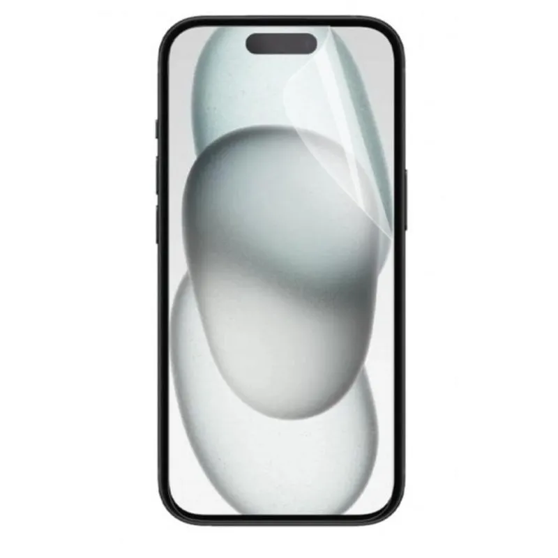 Protettore per schermo Mobilis per iPhone 15 Pro, vetro temperato trasparente 5H - immagine 1