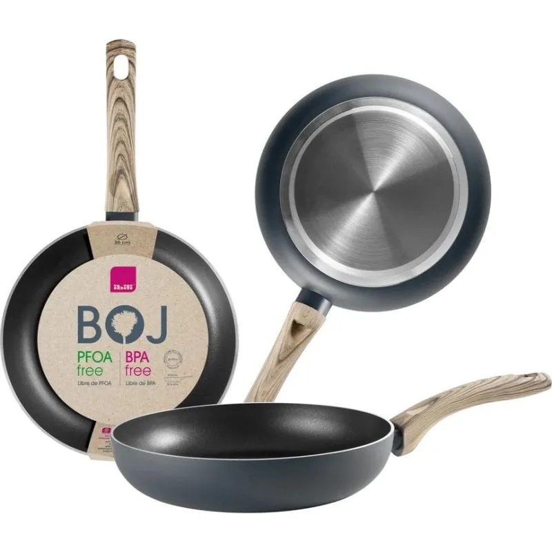 Padella Ibili BUX 18 cm Ceramica Multiuso Gas Induzione Nero - immagine 1
