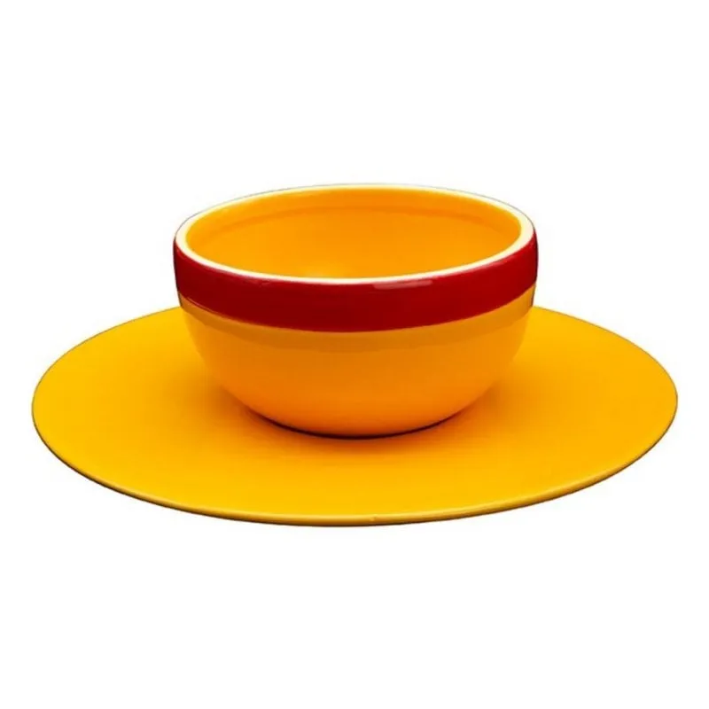 Set ciotola e piattino One Piece Monkey D. Luffy ABYSTYLE - immagine 1