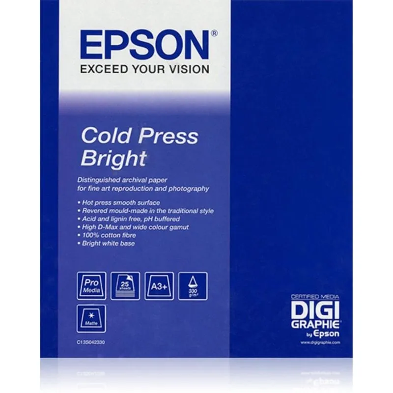 Carta artistica Epson Cold Press Bright 60" x 15 m - immagine 1