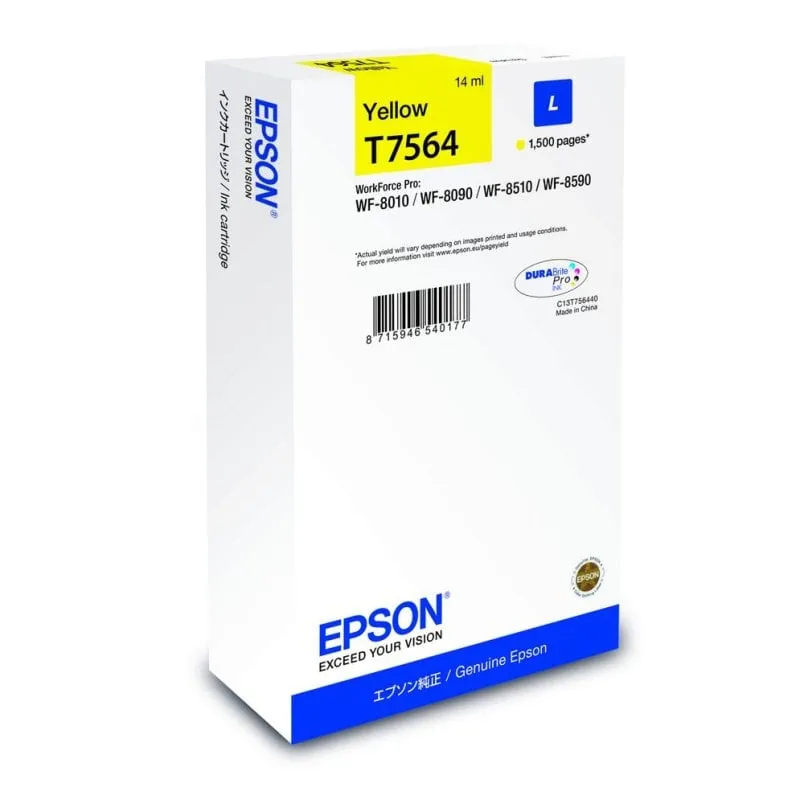 Cartuccia Gialla Epson High Yield 1500 pagine - immagine 1