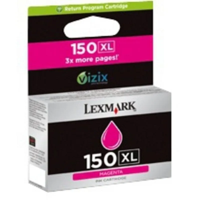 Cartuccia Tinta Magenta Lexmark 14N1616E Alto Rendimento XL - immagine 1