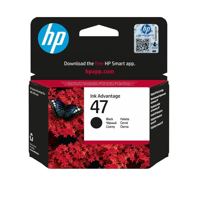 Cartuccia di Inchiostro HP Originale 47 Nero Rendimento Standard - immagine 1