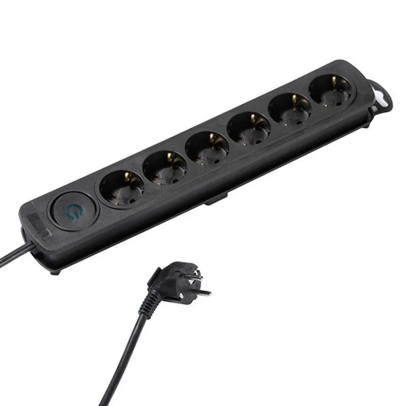 Multipresa Vivanco 37648 6 prese Tipo C con interruttore e indicatore luminoso - immagine 1