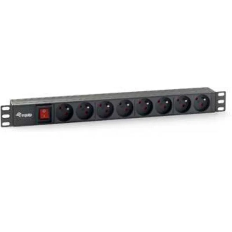 Multipresa Equip 333285 8 prese con interruttore 1U orizzontale 1,8 m - immagine 1