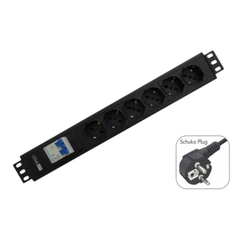 Multipresa WP WPN-PDU-G02-12 12 prese con interruttore e protezione bambini - immagine 1