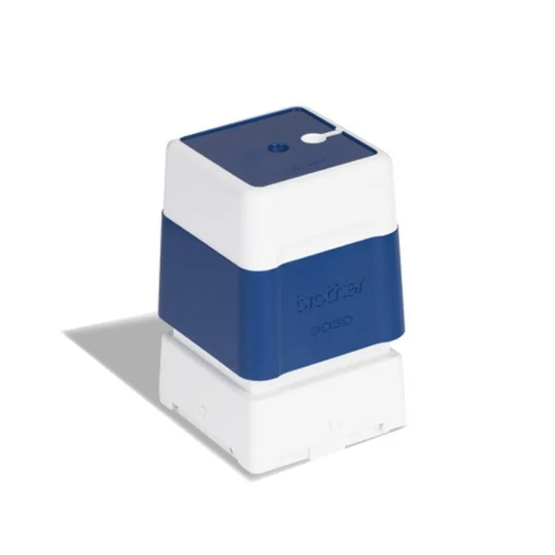 Timbro Commerciale Brother PR3030E6P Blu e Bianco 30 x 30 mm Pack 6 Unità - immagine 1
