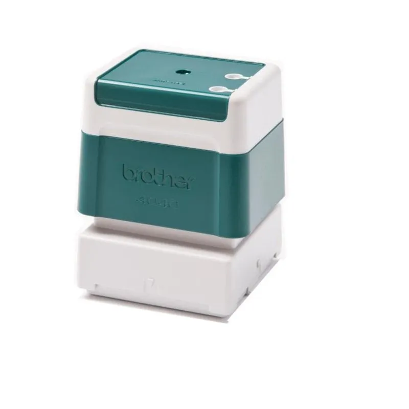 Timbro da ufficio Brother PR4040G6P 40x40 mm verde confezione da 6 pezzi - immagine 1