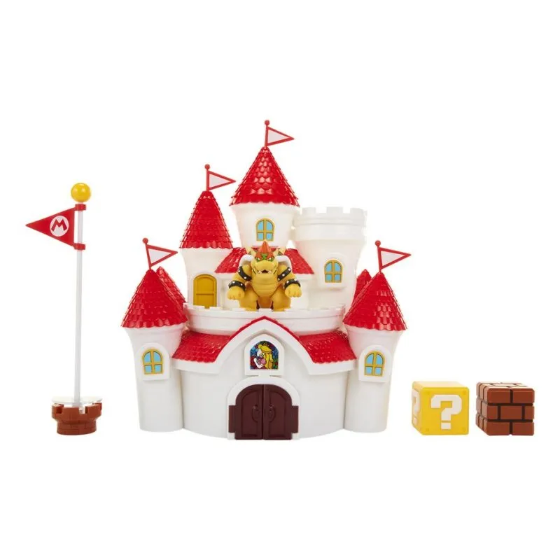 Castello Deluxe Mushroom Kingdom Nintendo JAKKS PACIFIC Multicolor Plastica - immagine 1